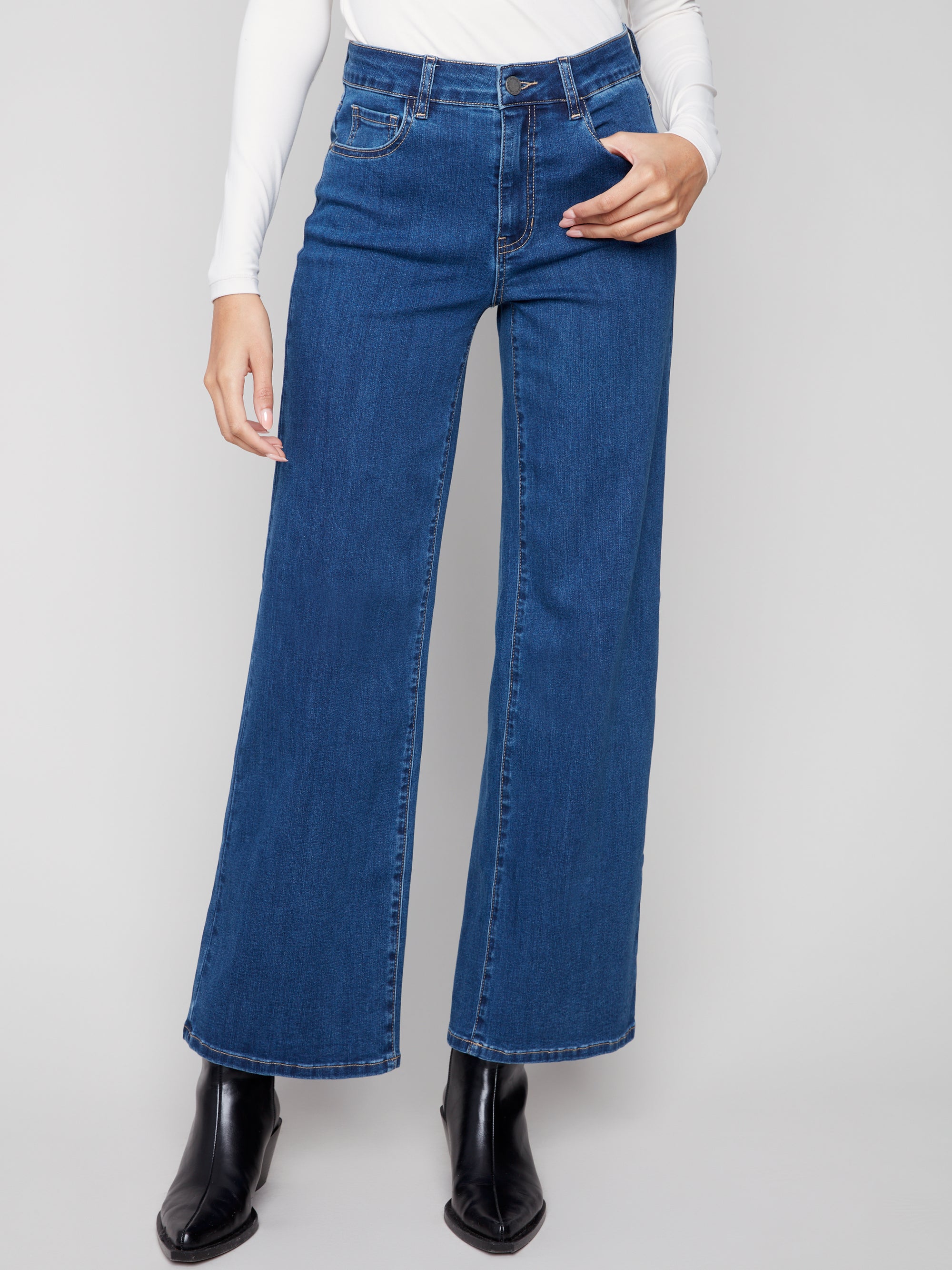 Charlie B Chloe Wide Leg  C5630J-431A Indigo