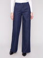 Charlie B Wide Leg Pant C5659 Blue Black