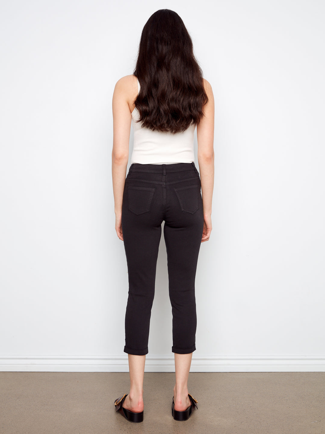 Charlie B Slim Leg Pant C5770/626C Black