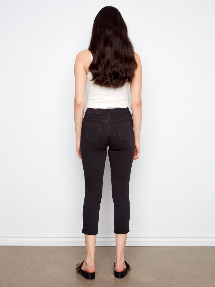 Charlie B Slim Leg Pant C5770/626C Black