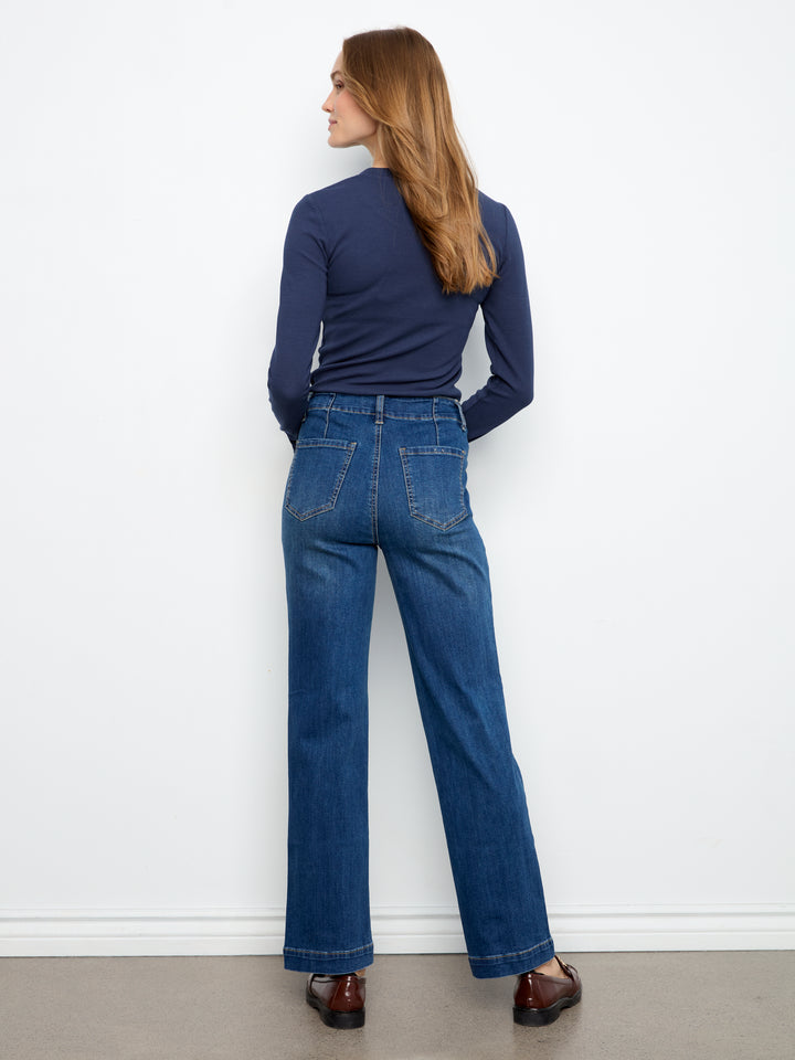 Charlie B Jean C5800-431A Washed Indigo