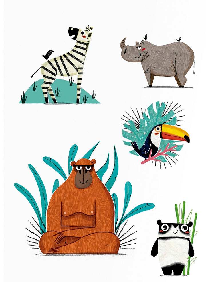 Londji Jungle Temporarty Tattoos  CC071