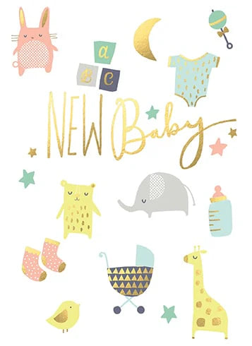 Calypso Baby Card - Baby Icons CC1378