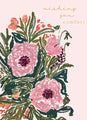 Calypso Card CC2313 Pink Bouquet