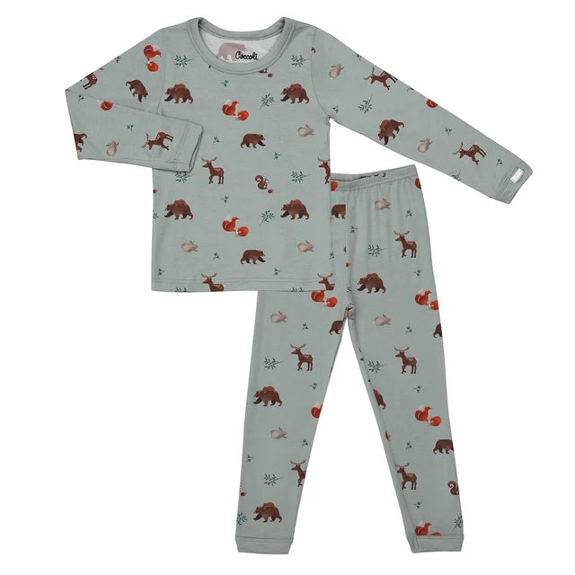 Coccoli Boys Pyjama Set  TLM6102-330  Forest