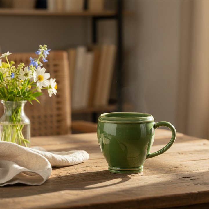 Casafina Fontana Mug  -  Forest Green