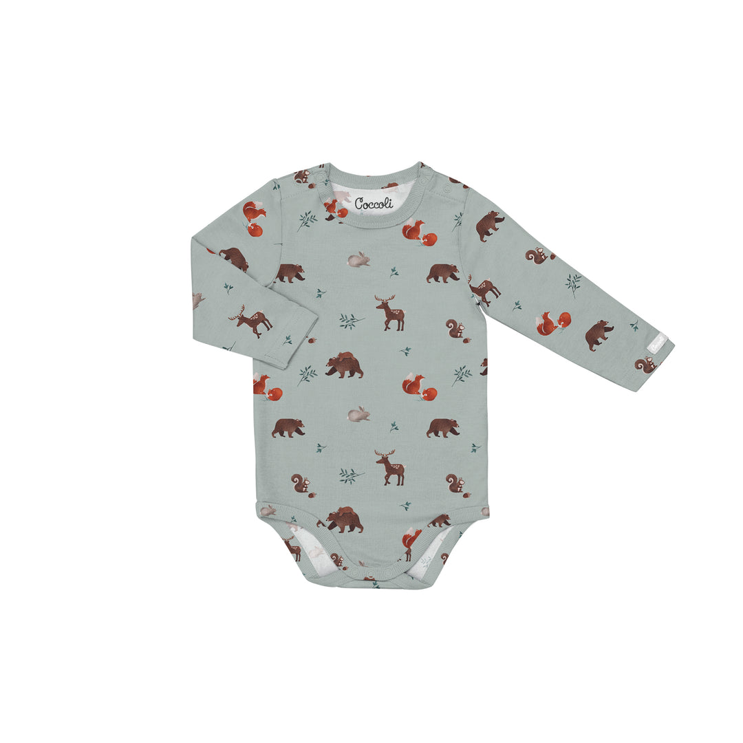 Coccoli Baby Bodysuit  CM6102-330  Forest