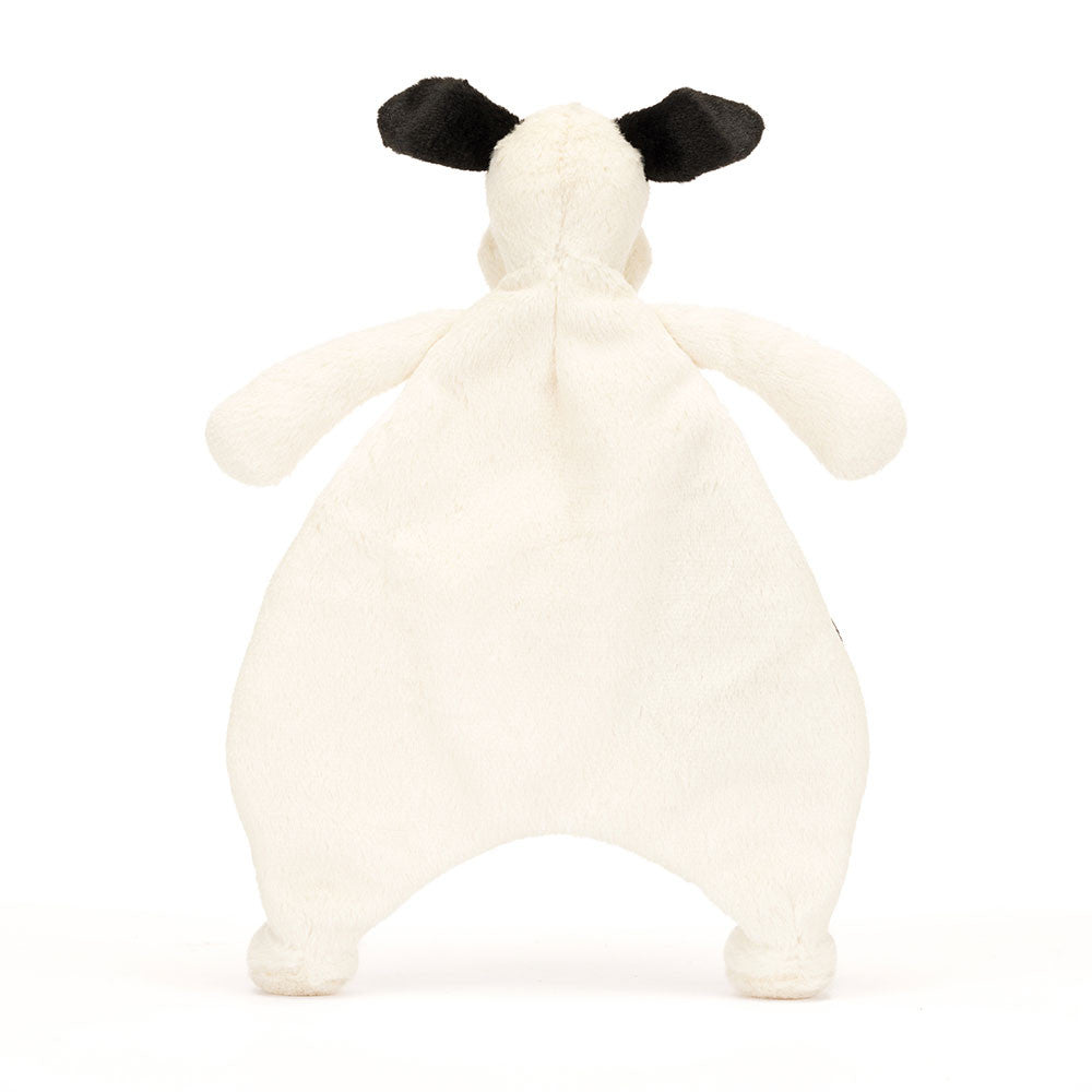 Jellycat Bashful Black and Cream Puppy Comforter  CMF4BCP