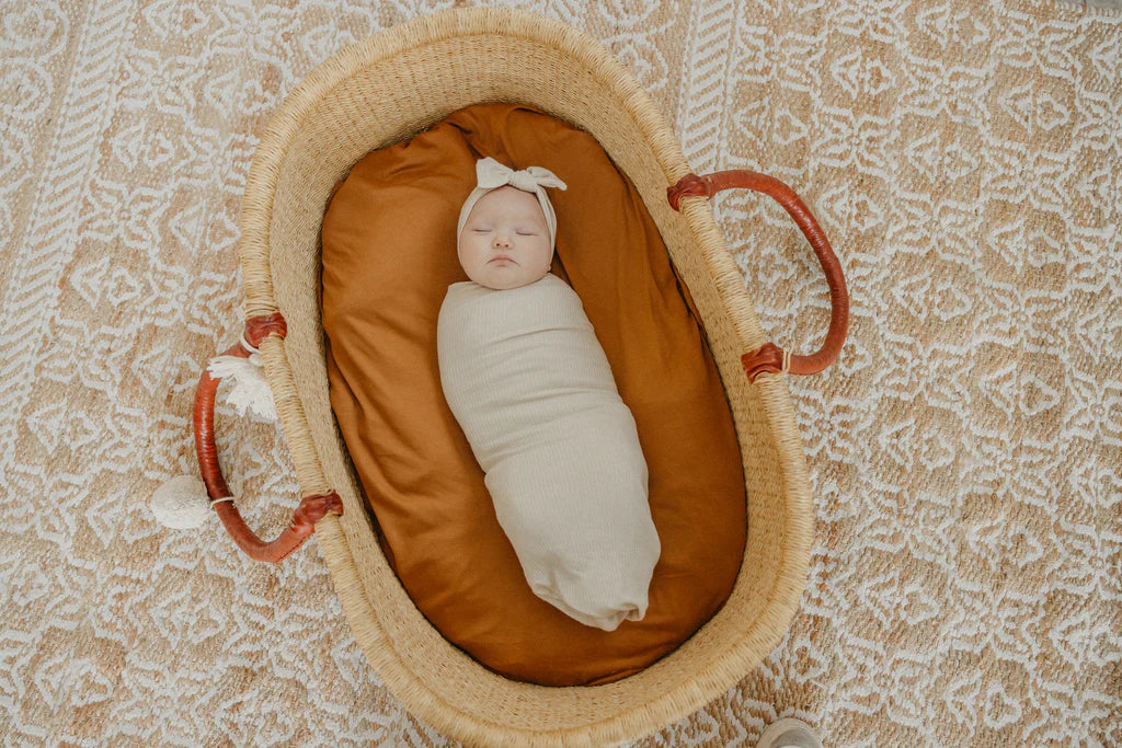 Copper Pearl Swaddle Blanket  Moonstone  X003ELR0HJ