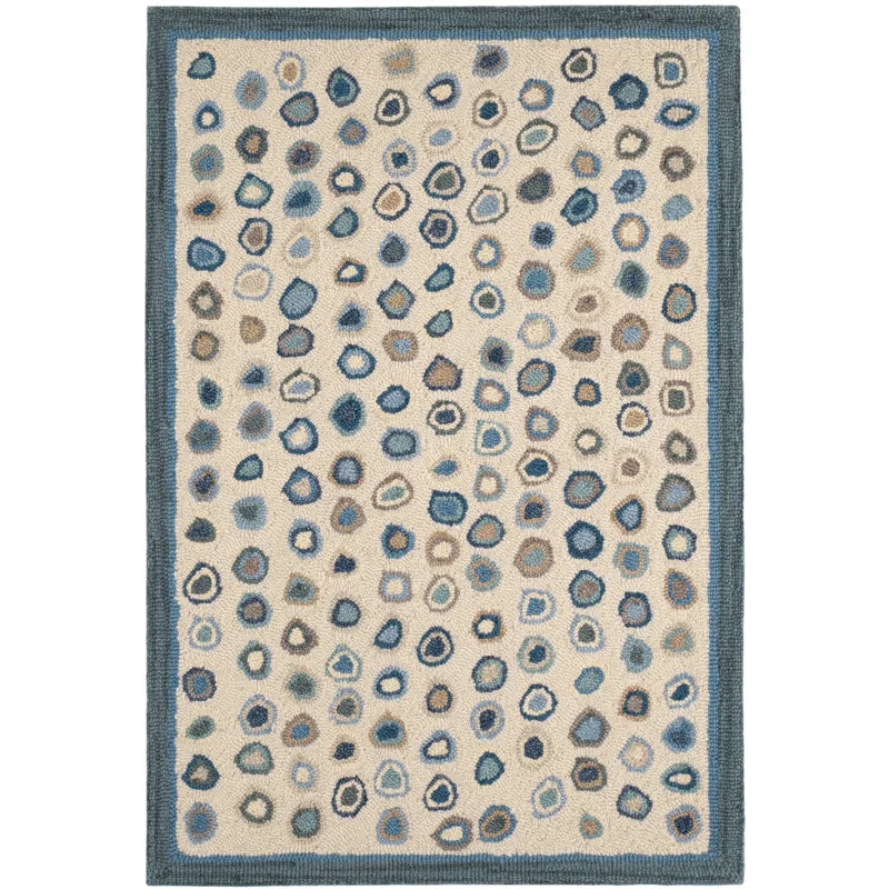 Cat's Paw Mineral Micro Hooked Wool Rug
