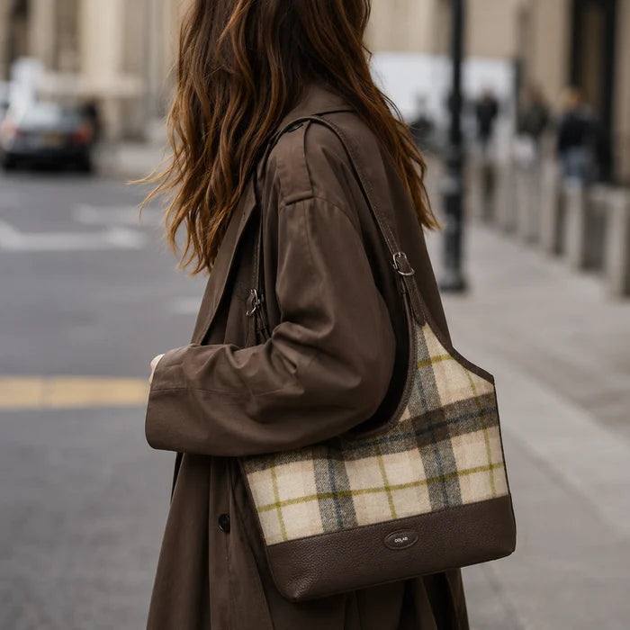 Colab Maggie Shoulder Bag  7584W  Tartan