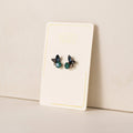 Lovers Tempo Corsage Post Earring - Blue