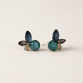 Lovers Tempo Corsage Post Earring - Blue