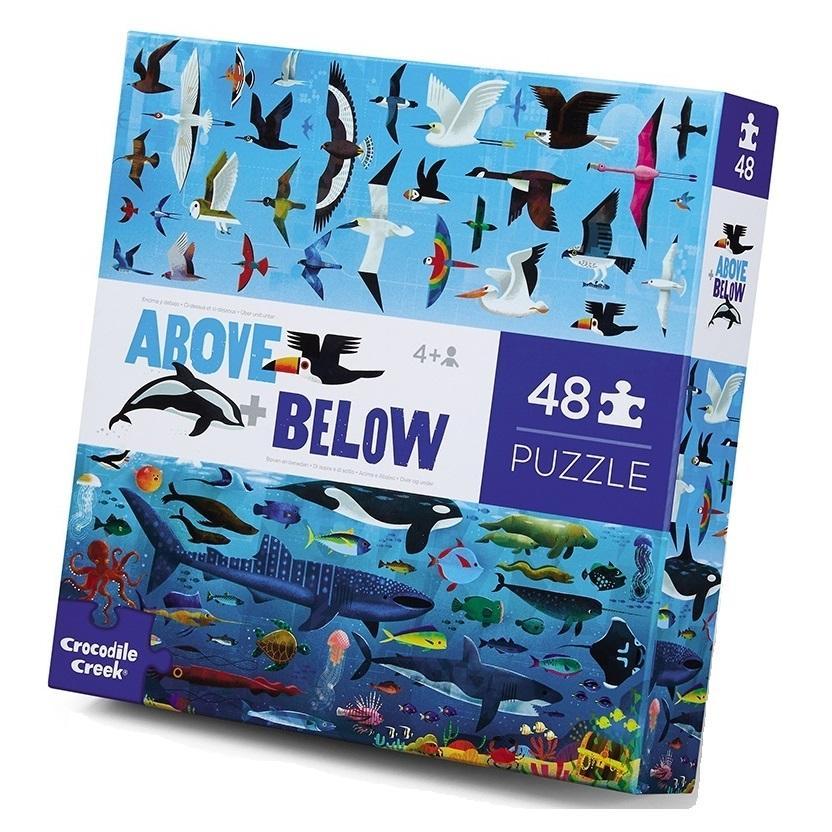 Crocodile Creek Above & Below Sea & Sky Floor Puzzle  76005