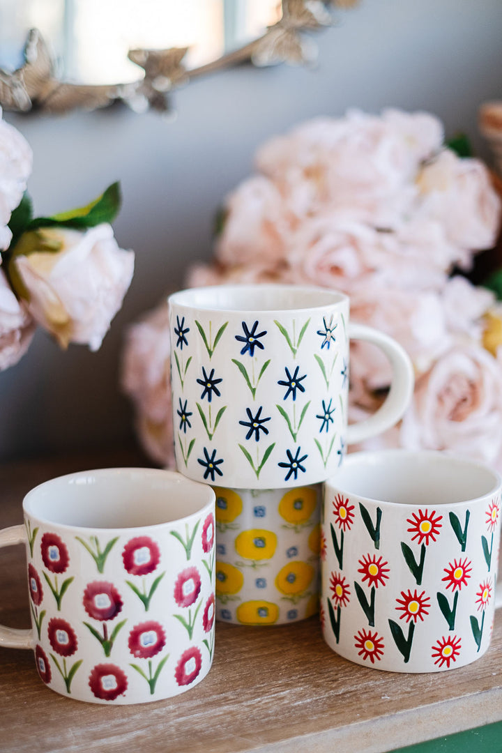Hazel Mazel Mug with Flowers HM0172