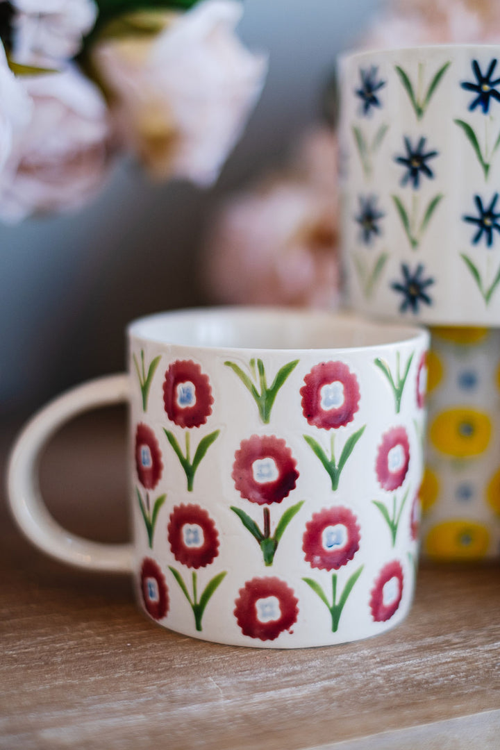 Hazel Mazel Mug with Flowers HM0172