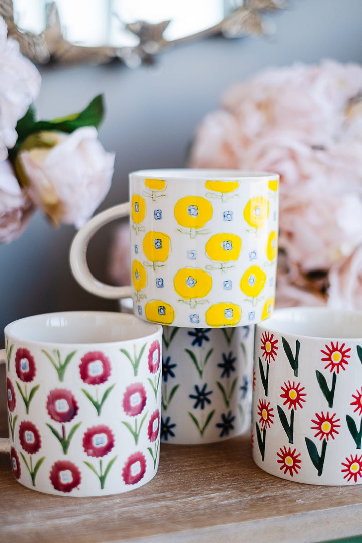 Hazel Mazel Mug with Flowers HM0172