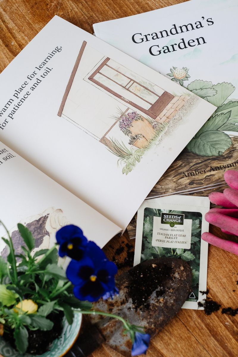 Grandma's Garden by Amber Antymniuk
