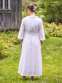 April Cornell Charleston Dressing Gown  -  White