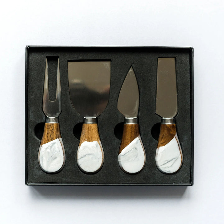 Lynn & Liana Large Resin Coated Cheese Knife Set