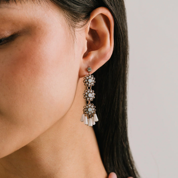 Lover's Tempo Daisy Chain Drop Earrings