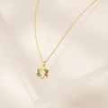 LOvers Tempo Demi-Fine Daisy Fluted Necklace -Gold