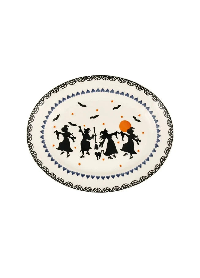 Emma Bridgewater Dancing Witches Small Oval Platter