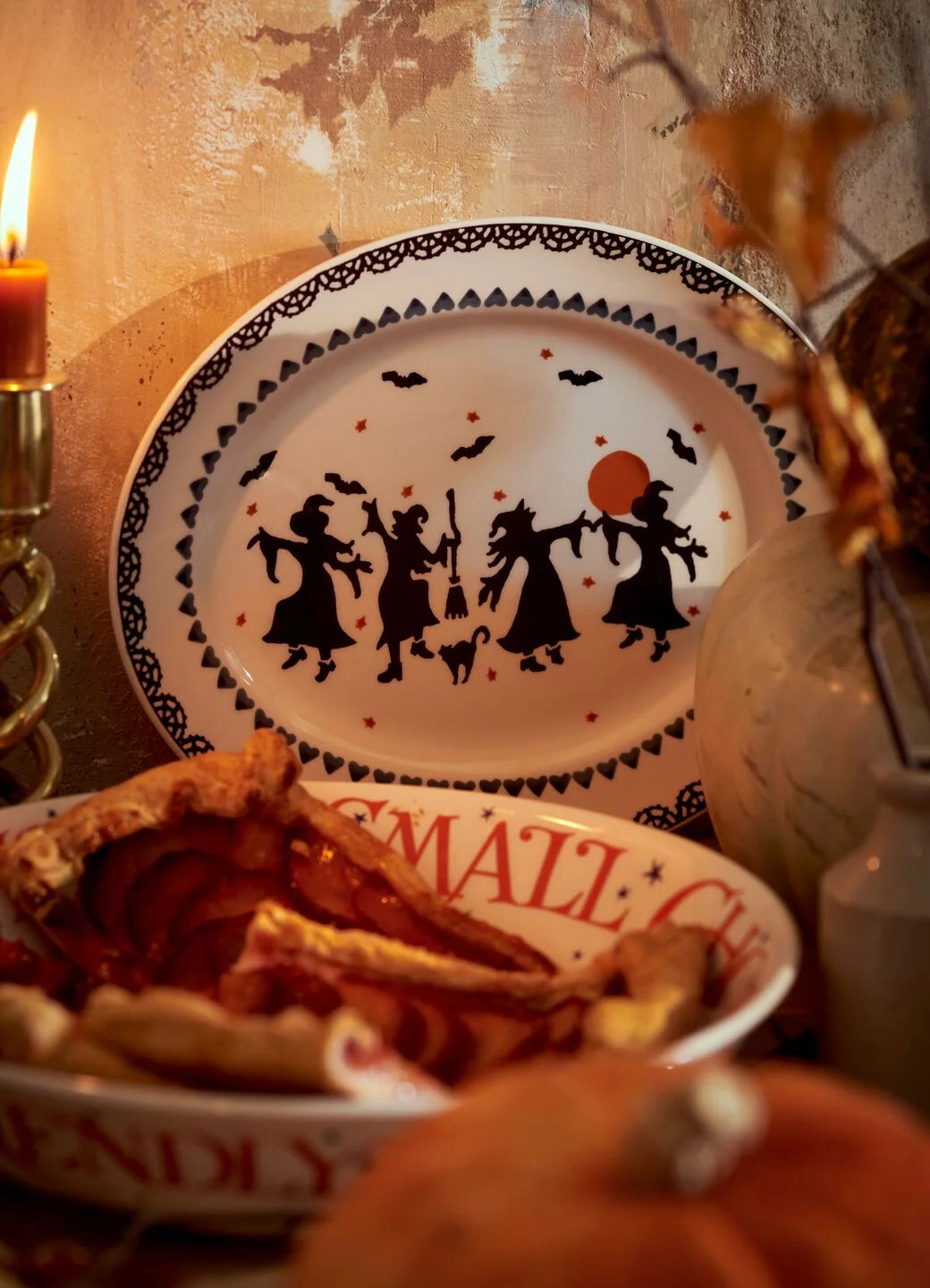 Emma Bridgewater Dancing Witches Small Oval Platter
