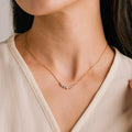 Lovers Tempo Dewdrop Necklace - White Opal