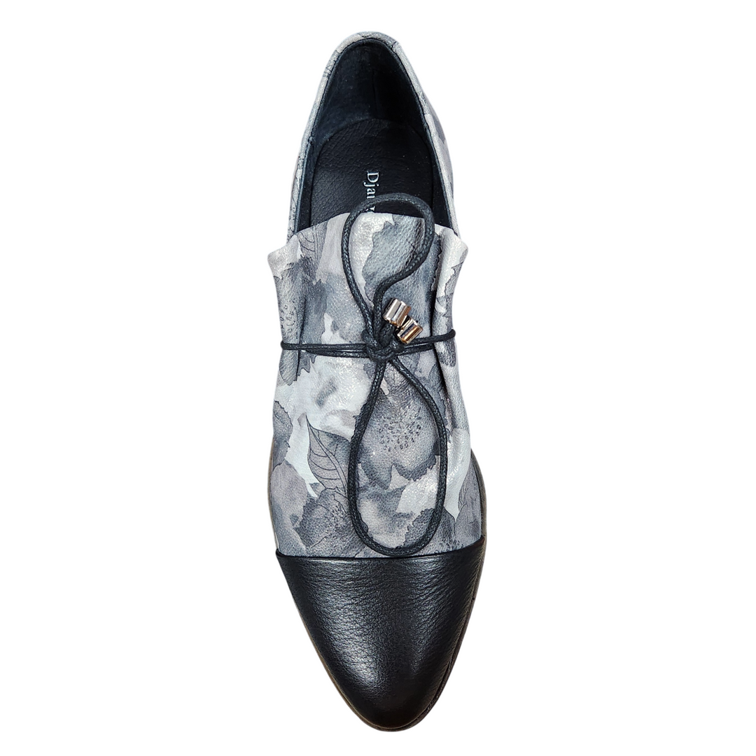 Django & Juliette Kotty Flat  -  Black Charcoal Flower