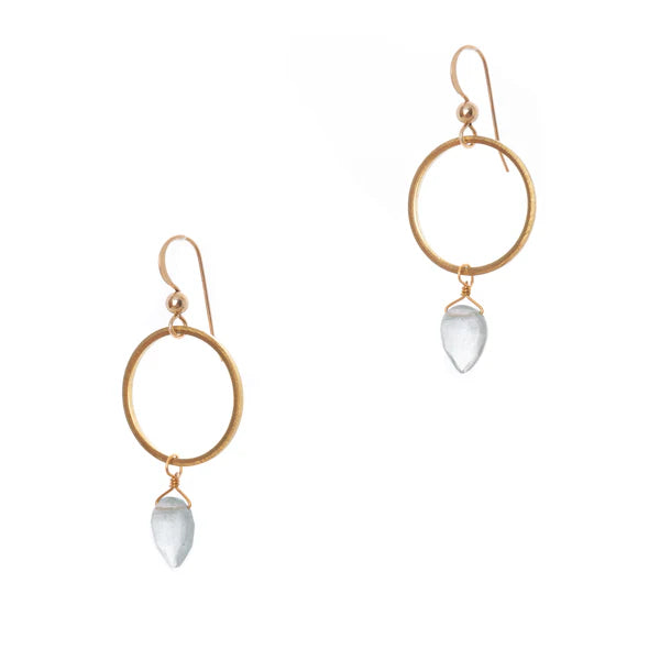Hailey Gerrits SS26 Rhea Earring - Aquamarine