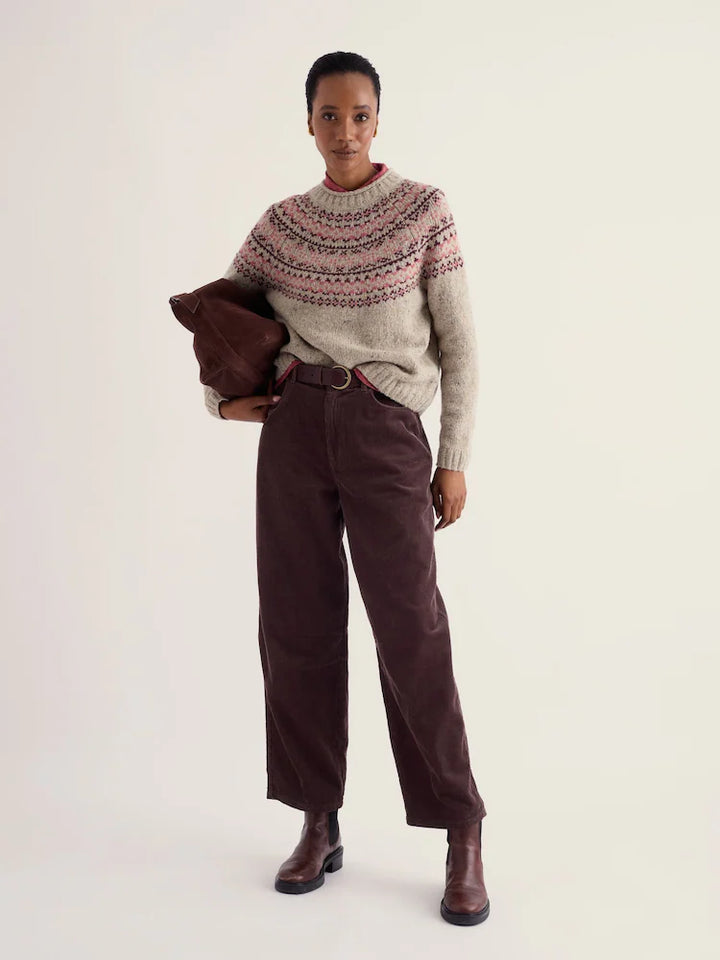 Seasalt Port Kinnis Sweater  38784  Shingle Bay Dark Rose Mix