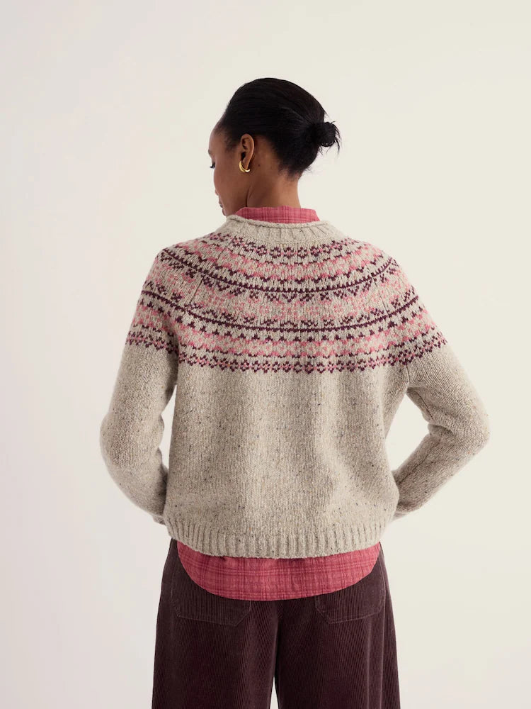 Seasalt Port Kinnis Sweater  38784  Shingle Bay Dark Rose Mix