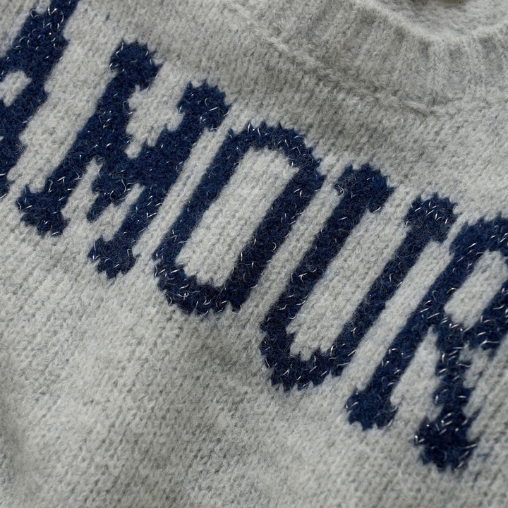 Creamie Girls Sweater  823013-1231  Grey/Blue **