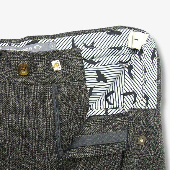 Appaman Stretchy Suit Pants  ESSUP3  Noir Micro Plaid *