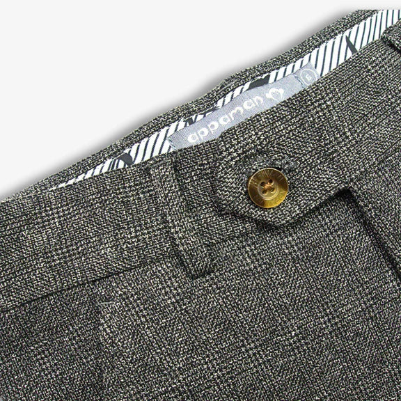 Appaman Stretchy Suit Pants  ESSUP3  Noir Micro Plaid *