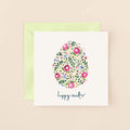 Louise Mulgrew Card EA10PE Egg Happy Easter