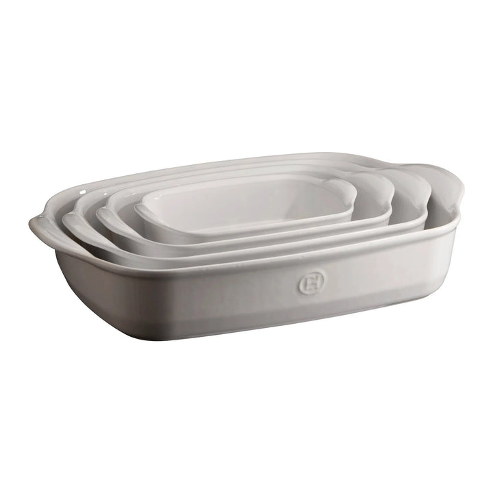 Emile Henry Rectangular Baker - Farine (White)