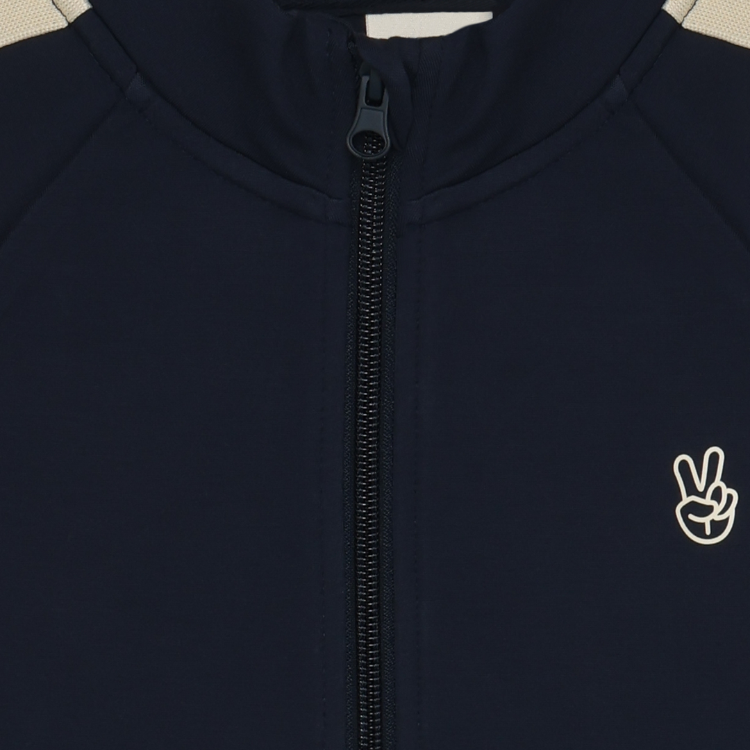 Minymo Boys Sweat Jacket With Zipper Closure   134461-7997