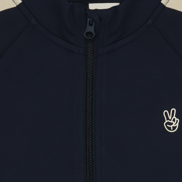 Minymo Boys Sweat Jacket With Zipper Closure   134461-7997