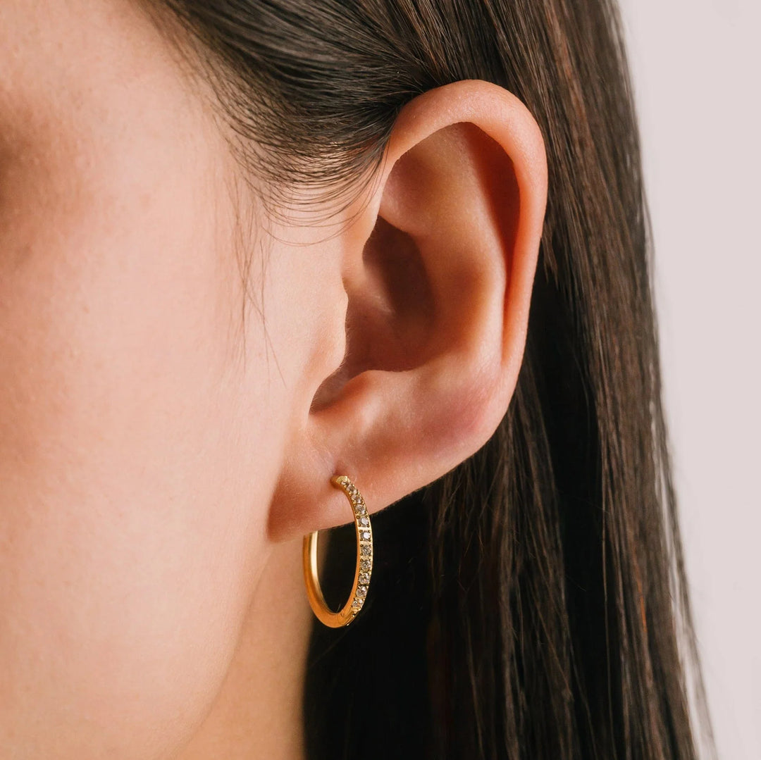 Lover's Tempo Evie 20mm Hoop Gold