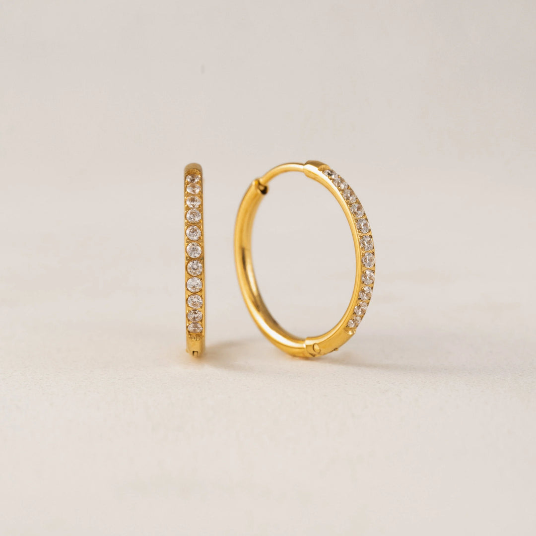 Lover's Tempo Evie 20mm Hoop Gold