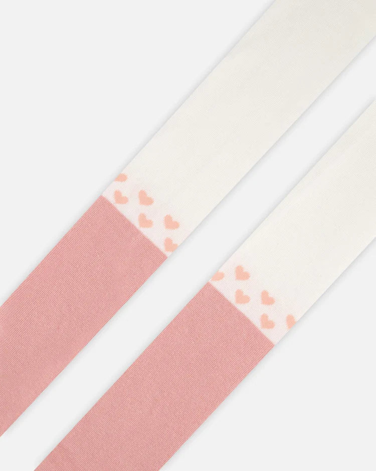 Deux Par Deux Girls Tights  F20JC  Rose Tan *