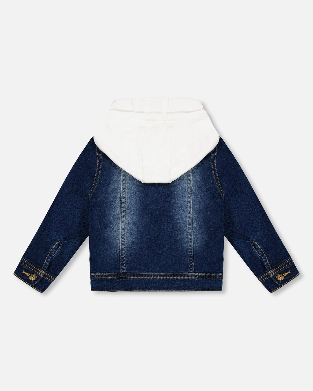 Deux Par Deux Boys Denim Jacket with Hood  F30U50  Navy Denim **