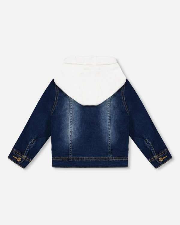 L’Appartement Boys denim Jacket Girls Boys Jean Jacket for (4-14 Years Kids) Trendy Cozy