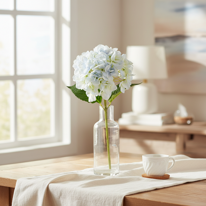 Raz Real Touch Blue Hydrangea F4222603