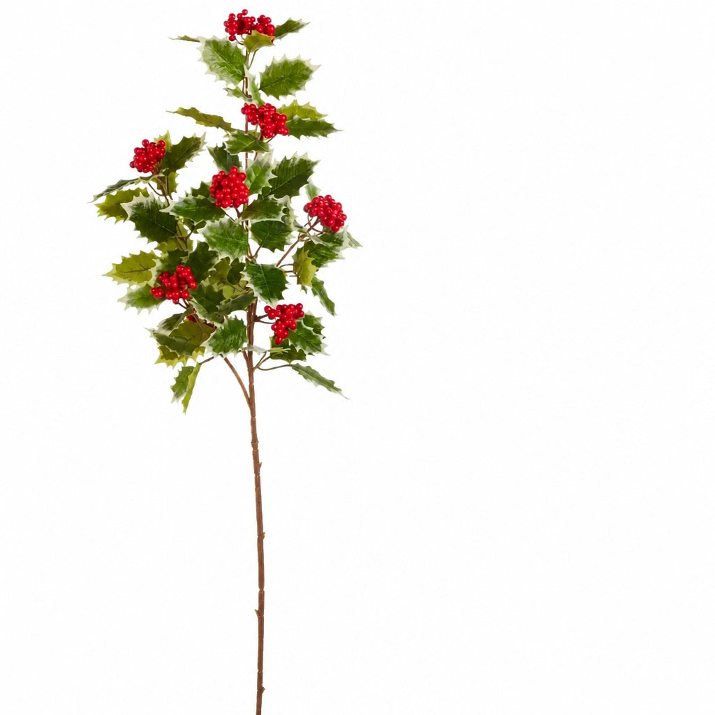 Raz Holly and Red Berry Spray F4602629