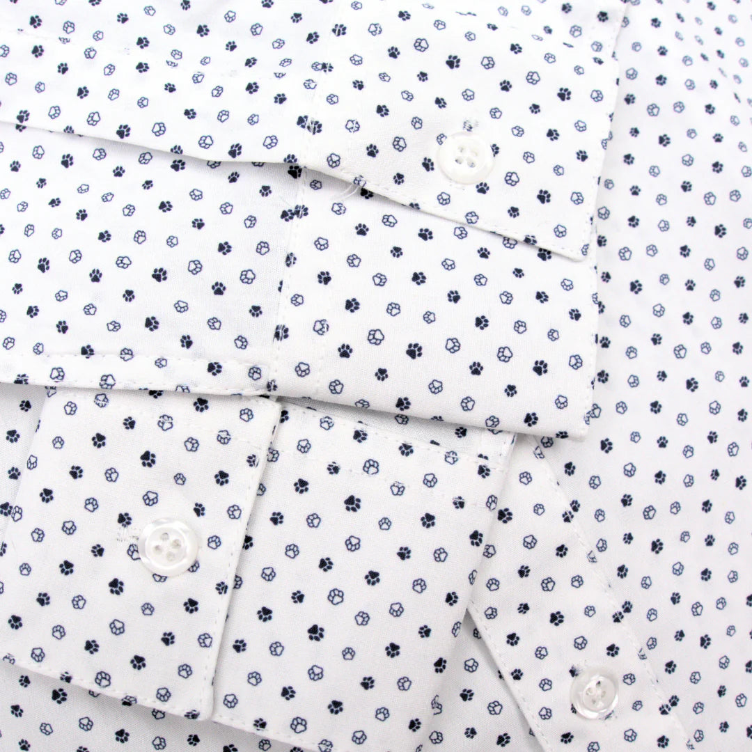 Appaman Boys Standard Dress Shirt   F8STA-PWP  Paw Prints