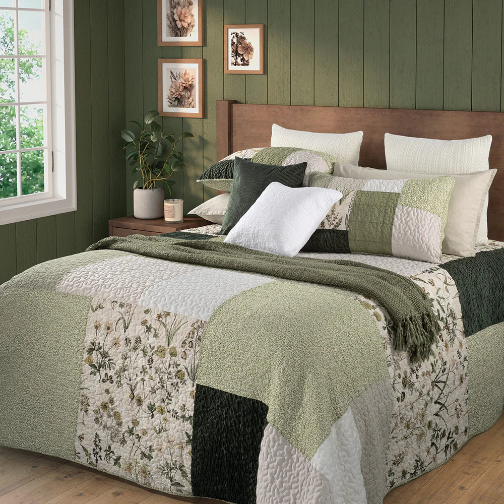 Brunelli Fenouil (Fennel) Quilt Set