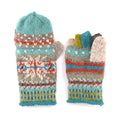 Lost Horizons Jasper Finger Mittens - Aqua